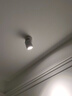 愛斯蘭明裝射燈LED客廳照畫公司LOGO電視背景墻燈簡約筒燈 明裝-大號白色9W 自然光 曬單實拍圖