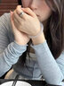 京瑩天然玉手鐲女冰種玉髓白月光瑪瑙圓條手鐲子送老婆女友生日禮物 曬單實(shí)拍圖