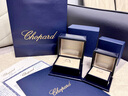 蕭邦（Chopard）明星同款小冰塊18K金窄版單鉆鉆石情侶戒指結(jié)婚女士禮物官方正品 18K白金窄版單鉆 57 曬單實(shí)拍圖