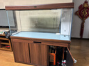 漢霸超白玻璃魚缸客廳家用2025年新款大型水族箱生態(tài)底濾智能懶人金魚 柚木色 靠墻150cm長(zhǎng)x52cm寬x80cm+80cm高 曬單實(shí)拍圖