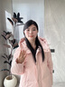 波司登冬羽絨服谷愛凌同款男女同款長款連帽90絨學(xué)生修身外套 曬單實(shí)拍圖