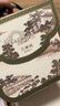 萬(wàn)事利春夏真絲絲巾雙面長(cháng)巾國風(fēng)禮盒-盛世芳華 幽蘭花意-香檳色 曬單實(shí)拍圖