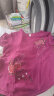 夏季中老年人棉麻短袖套装宽松大码上衣妈妈装两件套t恤夏装女装 SX168-紫红色 4XL【135-155斤】 实拍图