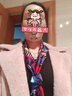 嬈蝶小絲巾女士細(xì)窄長條百搭四季款仿真絲領(lǐng)巾都挺好蘇明玉護(hù)頸圍巾 海輪奇遇紅 15*145cm 曬單實(shí)拍圖