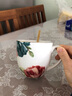 多樣屋（TAYOHYA） 花影繽紛餐具套裝陶瓷碗碟盤子菜盤飯碗湯碗面碗家用 馬克杯-380ml-彩*1個 曬單實拍圖