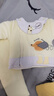 迪士尼（Disney）新生兒寶寶衣服嬰兒加棉加厚秋冬分式外穿寶寶棉衣套裝可愛(ài)防風(fēng) 加棉加厚兩件套黃色小狗 73 (參考11-15斤) 曬單實(shí)拍圖