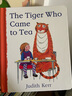 50周年紀念版 The Tiger Who Came to Tea 老虎來(lái)喝下午茶 兒童啟蒙英語(yǔ)閱讀送音頻 曬單實(shí)拍圖