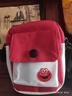 京佳兒童背包戶(hù)外出游2023新款斜挎包女帆布卡通小挎包學(xué)生單肩清新 紅色 曬單實(shí)拍圖