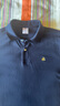 布克兄弟（BrooksBrothers） 夏季男士休閑純色短袖polo衫 男裝珠地棉經(jīng)典款刺繡翻領(lǐng)上衣男 藏青色-翻領(lǐng)T恤男 M (建議70-80kg) 曬單實(shí)拍圖