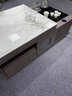 尚閑家具（SHANGXIAN Home Furniture）巖板智能升降茶幾可伸縮小戶型客廳家用輕奢現(xiàn)代多功能泡茶臺一體 1.2米伸縮升降茶幾【飛機(jī)納米噴漆】 曬單實(shí)拍圖