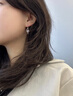 古耐S925銀針耳環(huán)女2025年新款一周耳釘七夕情人節(jié)生日禮物送女朋友 心中有你耳飾+銀項(xiàng)鏈-八件套裝 曬單實(shí)拍圖