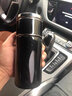 星舵 保溫杯男士高檔304不銹鋼水杯子便攜茶水分離泡茶杯TX. 高檔黑 300ml+杯套 曬單實(shí)拍圖