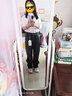 德莉婭牛仔褲女加絨秋季2025新款直筒高腰顯瘦寬松休閑刺繡窄版闊腿褲子 水泥灰加絨 M (27) 建議95-105斤 曬單實(shí)拍圖