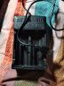 天火18650锂电池充电器防水袋双座充智能专用充电坐充 USB线充版26650双座充 实拍图