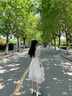 拉夏貝爾（La Chapelle）短袖雪紡連衣裙女裝2025年夏季新款時尚中長款法式小個子夏天裙子 上衣+吊帶連衣裙 M 曬單實拍圖