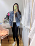 寶娜斯東北特厚加絨大碼高腰打底褲女冬季外穿顯瘦小腳保暖一體褲 黑色 加絨加厚 1條 L（建議95-115斤） 曬單實(shí)拍圖