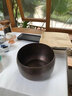 一紀（KAZUNORI）手工錘目紋紫銅茶洗缸建水大容量加厚水盂水洗筆洗茶道茶具洗茶器 大號錘紋做舊銅茶洗 曬單實(shí)拍圖