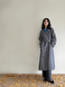 GARNUO灰色風(fēng)衣外套女中長(zhǎng)款2025早春秋新款韓系小個(gè)子高級(jí)感英倫風(fēng)大衣 灰色 S【80-110斤】 曬單實(shí)拍圖
