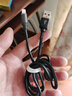 暢尼數據線(xiàn)充電器線(xiàn)適用蘋(píng)果iphone6 7 8Plus XR 13 12 11Pro XS Max 平板iPad/Air3/mini5/4/SE3紅色 曬單實(shí)拍圖