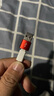 AJTL 蘋(píng)果Iphone11pro max手機充電線(xiàn)轉接頭PD數據線(xiàn)Type-C轉USB口 Type-C母轉USB公轉換器【中國紅】 曬單實(shí)拍圖