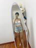妙奕嘉吊帶背心女設計感帶胸墊可外穿新款V領(lǐng)打底內搭緊身美背辣妹上衣 深V掛脖吊帶【白色】 均碼 【建議80-125斤】 曬單實(shí)拍圖