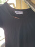 艾路丝婷夏装新款T恤女短袖上衣韩版修身体恤TX3560 灰色V领 M 实拍图