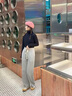 TKSY高領(lǐng)雙面德絨打底衫女秋冬內(nèi)搭堆領(lǐng)2025新款加絨加厚保暖上衣洋氣 黑色 【真德絨雙倍保暖】堆堆/領(lǐng) S 80-90斤 曬單實(shí)拍圖