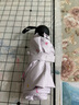 天堂傘太陽(yáng)傘防曬女小巧便攜晴雨傘折疊五折傘口袋遮陽(yáng)傘超輕廣告定制 佛系人生-淺粉色 曬單實(shí)拍圖