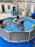 獵鋼狼大型成人支架游泳池超大號家用充氣游泳池戶(hù)外移動(dòng)泳池兒童戲水池 3*2豪華套餐 曬單實(shí)拍圖
