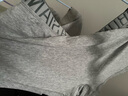 Asianbum男士?jì)妊澦慕嵌萄潖椓γ拶|(zhì)平角簡(jiǎn)約自然腰褲頭純色潮青年四角褲 白色 XL 曬單實(shí)拍圖