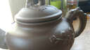 紫砂茶壺紫砂大容量大號紫砂壺家用功夫茶具杯套裝宜興朱泥梅花壺 棕色大號報春壺(700毫升) 曬單實(shí)拍圖