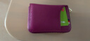 巴米克卡包男士真皮卡夹多卡位名片包超薄银行卡片套夹女牛皮卡套零钱包 紫色 晒单实拍图