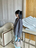 香影小西裝外套女2025春季新款高級感小個子垂感灰色短款西服春秋 灰色 M 曬單實拍圖
