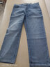 AEMAPE蘋(píng)果2026新款春秋款矮個(gè)子八分牛仔褲男定制寬松直筒160cm九分褲 【薄款】3318#淺藍色（褲長(cháng)93cm) 33  (2尺6) 曬單實(shí)拍圖