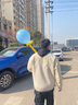 BJHG【陳哲遠(yuǎn)用款】不計(jì)后果秋季紋理PU皮毛呢棒球服男潮夾克外套 白色 XL 曬單實(shí)拍圖