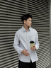 真維斯長袖襯衫男秋季新款學(xué)院風(fēng)條紋襯衣休閑百搭牛津布透氣上衣外套男 【牛津紡條紋長袖襯衫】藍(lán)白條 L /175(體重120-140斤左右) 曬單實拍圖