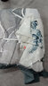 憶念素仙春季款漢服女古裝改良唐裝古風(fēng)女裝中國風(fēng)文藝復(fù)古禪意茶服連衣裙 白色漸變連衣裙 M 曬單實(shí)拍圖