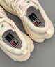 斐樂(lè)（FILA）男鞋蕨草鞋2代老爹鞋易烊千璽同款2025夏季新款透氣休閑鞋運(yùn)動(dòng)鞋 奶白/太空銀-GS 42.5 曬單實(shí)拍圖