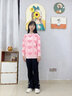 優(yōu)優(yōu)1點(diǎn)（Yoyo one）女童春秋套裝新款洋氣兒童毛衣喇叭褲兩件套秋冬加絨女孩衣服童裝 9350粉18309【套裝/無(wú)包】 160cm 曬單實(shí)拍圖