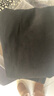 寓美舒適小直筒褲3301 女秋冬中厚單層加絨一體外穿牛仔褲顯瘦褲子 黑色 L 曬單實拍圖
