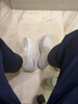 派菲爾護士鞋女軟底透氣防滑平底真皮醫護鞋小白鞋春夏季新款 EP2206Q-1凈面款 39 曬單實(shí)拍圖