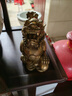 普生祥黃銅招財貔貅擺件一對金錢(qián)貔貅皮休家居客廳玄關(guān)店鋪前臺風(fēng)水擺件 銅貔貅一對【長(cháng)約18cm】買(mǎi)1送15 曬單實(shí)拍圖