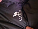 駱駝（CAMEL）駱駝火山女裝面包服男冬季連帽加厚保暖白鴨絨短款羽絨服外套 曬單實(shí)拍圖
