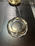 VINOS 歐式輕奢手工描金煙灰缸家用客廳大號水晶玻璃煙灰缸創(chuàng  )意個(gè)性辦公室高檔雪茄煙缸 18CM描金切面水晶煙灰缸 曬單實(shí)拍圖