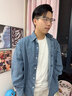 Calvin Klein眼鏡男款CK眉框似半框防藍光眼鏡商務(wù)潮近視眼鏡架女可配度數(shù)散光 CKJ23229LB-970-5318 透明+銀色 單鏡框 曬單實拍圖