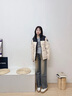 波司登反季冬季羽絨服楊紫同款男女情侶款短款立領(lǐng)新國標90絨外套 曬單實(shí)拍圖