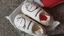 朦朦兔流氓兔月子鞋孕婦產(chǎn)后春秋款家居防滑厚軟底透氣包跟秋冬棉拖鞋女 藍色 36-37 適合35-36腳穿 曬單實(shí)拍圖