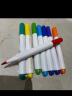得力（deli）彩色白板笔 儿童水中漂浮笔 开学生日礼物 可擦水性记号笔12色画笔马克笔带勺子 SK102 实拍图