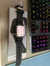 NOMAD 蘋(píng)果iwatch表帶 手表適用AppleWatch5/6/7/8/9Ultra/Ultra2運動(dòng)氟橡膠硅膠 風(fēng)暴黑鈦合金銀扣款【42/44/45/49mm】 曬單實(shí)拍圖