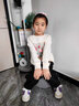 真維斯童裝女童衛(wèi)衣春秋款2025新款兒童衣服洋氣女孩 秋季套裝紫色休閑秋裝 淺紫/紫帽-淺紫/紫帽K 160 曬單實拍圖